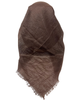 It's Younique OB-SHIM-BR Solid Brown Shimmer Pre-Tied Open Back Bandanna with Velvet Grip Myselflingerie.com