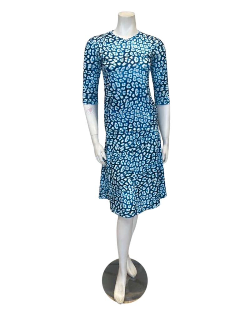 Jackie O'Loungewear 2PC-SWMCV-PC Printed Cobalt Junior Swim Top & Skirt Set Myselflingerie.com