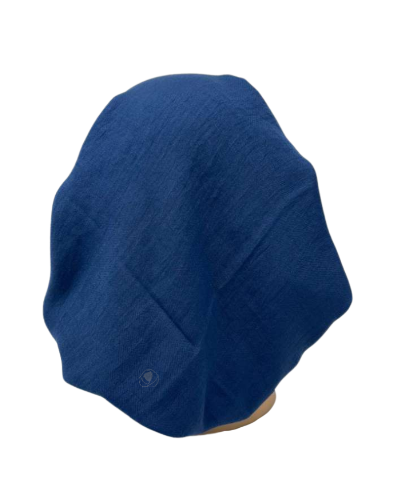 It's Younique PP-SOL-BL Solid Blue Pre-Tied Bandanna with Velvet Grip Myselflingerie.com