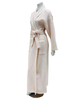 Iora Lingerie 25309C Pale Peach 100% Cotton Waffle Wrap Robe with Trim Myselflingerie.com