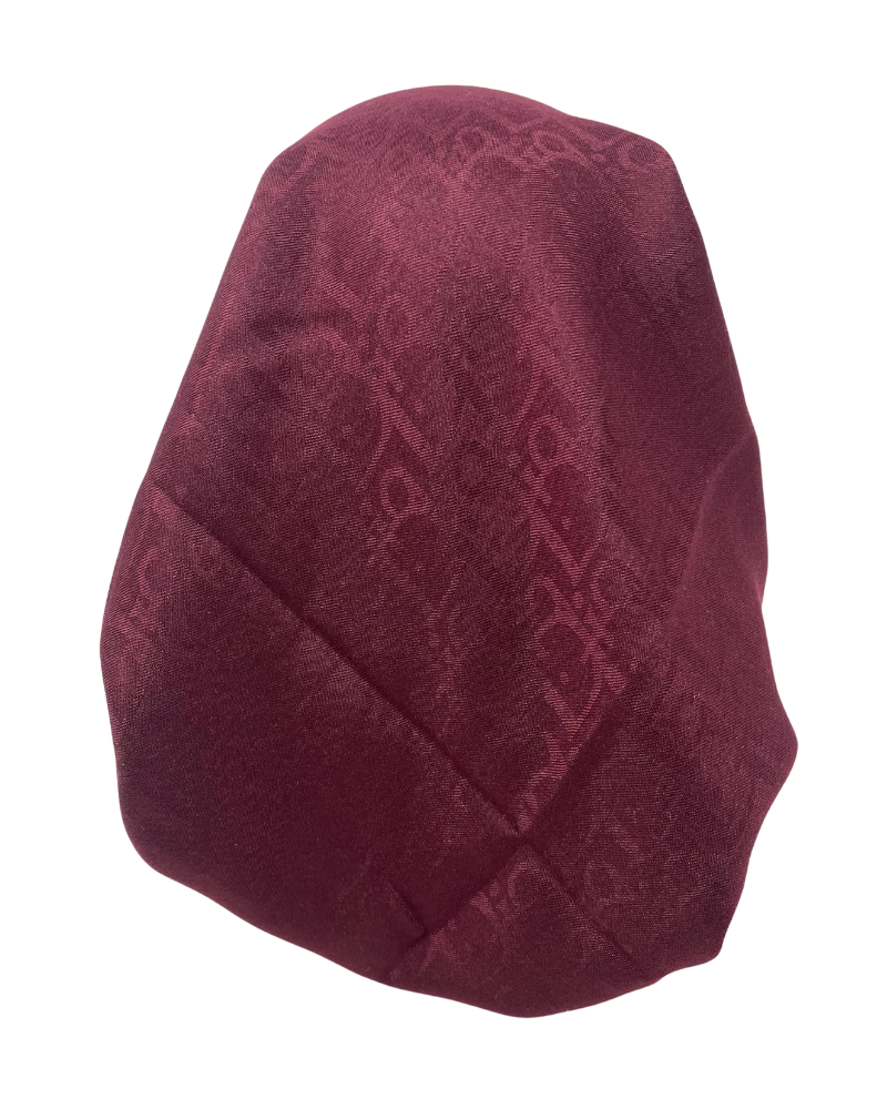 It's Younique PP-DI-MA Maroon Designer Inspired Pre-Tied Bandanna with Velvet Grip Myselflingerie.com