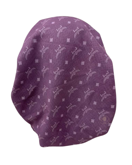 Ahead IT2796 Lavender Imprint Israeli Style Long Tails Pre-Tied Bandanna Myselflingerie.com