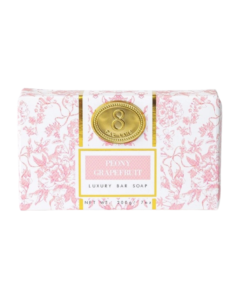 8 Oak Lane Peony Grapefruit Wrapped Bar Soap