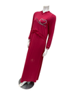 Mega Dreams 357531 Pink Carpet Embroidery Modal Nursing Nightgown Myselflingerie.com