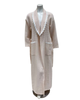 Iora Lingerie 25309C Pale Peach 100% Cotton Waffle Wrap Robe with Trim Myselflingerie.com