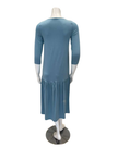 Oh! Zuza Aqua Peasant Style Modal Nightshirt Myselflingerie.com