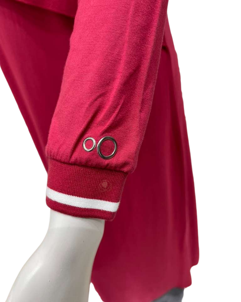 Mega Dreams 357531 Pink Carpet Embroidery Modal Nursing Nightgown Myselflingerie.com