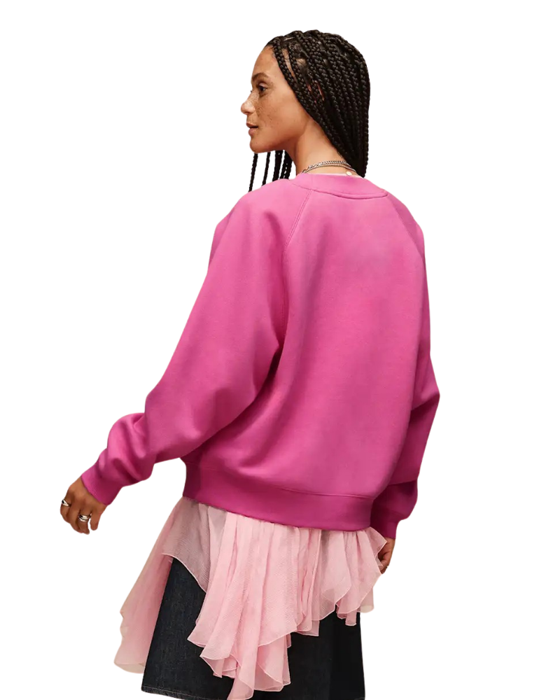 UGG 1171477 Woodviolet UGG Logo Crewneck Sweater Myselflingerie.com