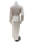 Iora Lingerie 25309C Pale Peach 100% Cotton Waffle Wrap Robe with Trim Myselflingerie.com