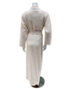 Iora Lingerie 25309C Pale Peach 100% Cotton Waffle Wrap Robe with Trim Myselflingerie.com