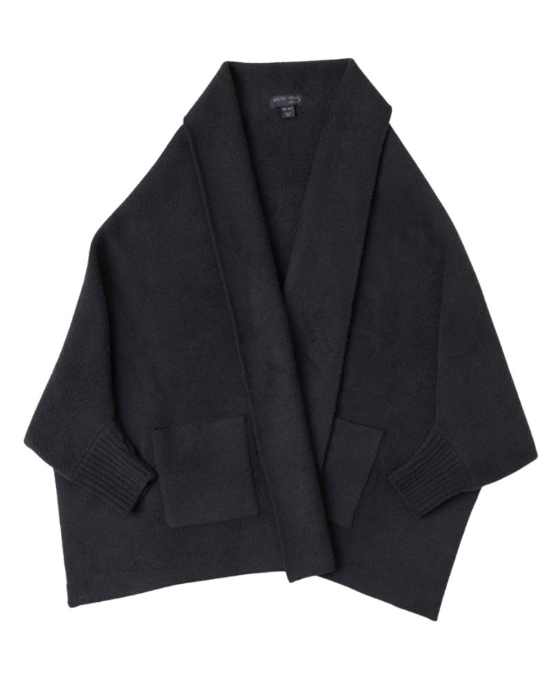 Barefoot Dreams BDWCC22102 Carbon CozyChic Blanket Wrap One Size Myselflingerie.com