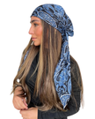 Scarf Bar Midnight Paisley Square Scarf with Invisible Grip Myselflingerie.com