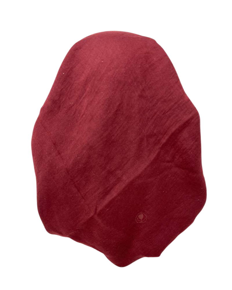 It's Younique PP-SOL-MA Solid Maroon Pre-Tied Bandanna with Velvet Grip Myselflingerie.com