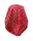 Ahead IT2786 Coral Stacked Signals Israeli Style Long Tails Pre-Tied Bandanna Myselflingerie.com