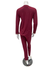 Iora Lingerie 25510 Burgundy V Neck Satin Trim Modal Pajamas Set Myselflingerie.com