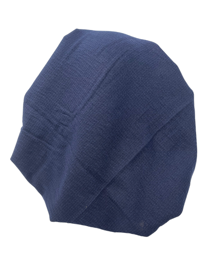 It's Younique PP-CRINK-ROY Royal Blue Crinkle Pre-Tied Bandanna with Velvet Grip Myselflingerie.com