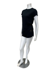 Aspen Dream BTRS + BSH Black Taylor Rolled Sleeve Tee & Hang Out Shorts Bamboo Pajamas Set Myselflingerie.com