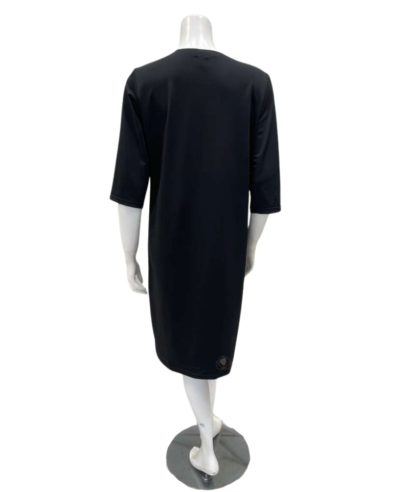 Jackie O'Loungewear Black Swim Dress with Hem Knot