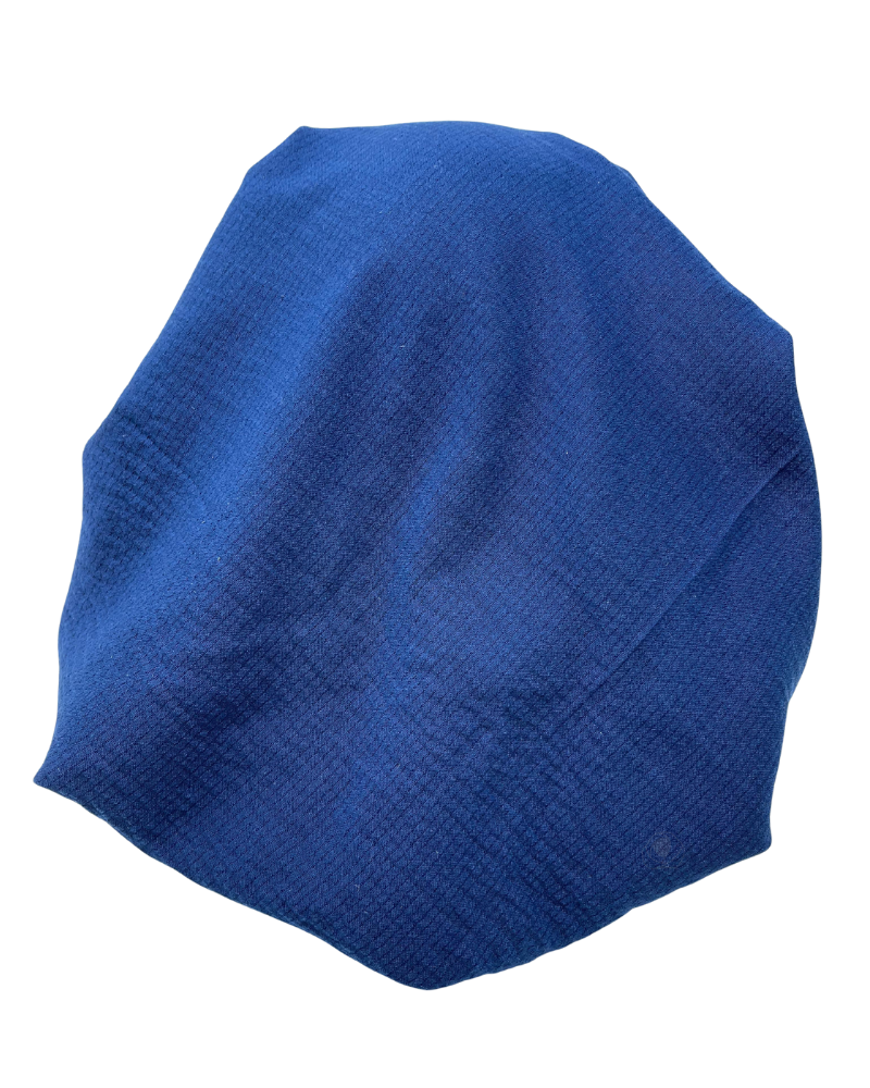 It's Younique PP-CRINK-NY Navy Crinkle Pre-Tied Bandanna with Velvet Grip Myselflingerie.com