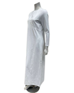 Chicolli N5171 White Dickie Wrap Cotton Versatile Nursing Nightgown Myselflingerie.com