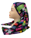 It's Younique Candy Crush Black Pre-Tied Open Back Bandanna with Velvet Grip