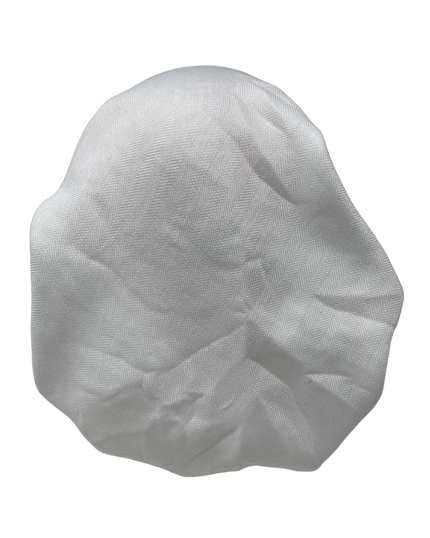 It's Younique PP-HER-WH White Herringbone Pre-Tied Bandanna with Velvet Grip Myselflingerie.com