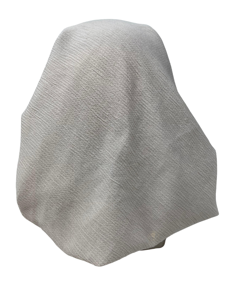 It's Younique PP-CRINK-CR Cream Crinkle Pre-Tied Bandanna with Velvet Grip Myselflingerie.com