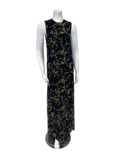ORD Black Princess Floral Tulle Satin Blouse and Jumper Lounger Robe Set / Nursing Friendly Myselflingerie.com