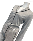 Cosabella PIMAL9648 Heather Grey/Black Pima Lusso Cotton Blend Pajamas Set Myselflingerie.com