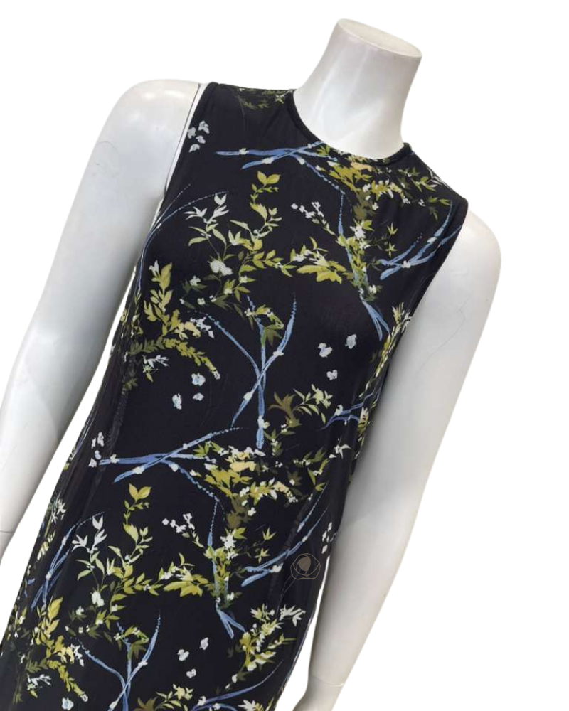 ORD DNV26807 + TRV26817 Black Princess Floral Tulle Satin Blouse and Jumper Lounger Robe Set / Nursing Friendly Myselflingerie.com