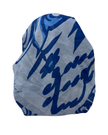 Ahead VT2799 Cobalt Flora Crest Versatile Style Long Tails Open Back Pre-Tied Bandanna Myselflingerie.com