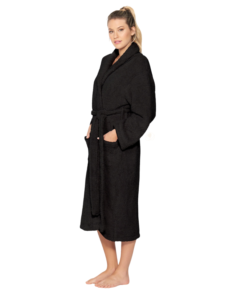 B509 Black CozyChic Robe