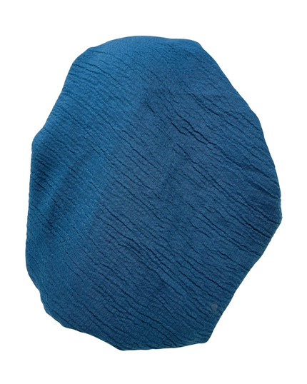 It's Younique PP-CRINK-TEA Teal Crinkle Pre-Tied Bandanna with Velvet Grip Myselflingerie.com