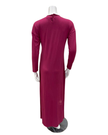 Mega Dreams 357553 Burgundy Pink Flower Modal Nursing Nightgown Myselflingerie.com