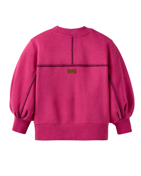 UGG Vavoom Heather Classic Puff Sleeve Top Myselflingerie.com