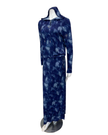 Sparrow Denim Tie Dye Knit Hoodie & Maxi Lounge Set