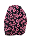 It's Younique OB-PI-FL Pink Flowers with Chain Border Pre-Tied Open Back Bandanna with Velvet Grip Myselflingerie.com