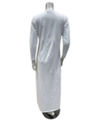 Chicolli N5171 White Dickie Wrap Cotton Versatile Nursing Nightgown Myselflingerie.com