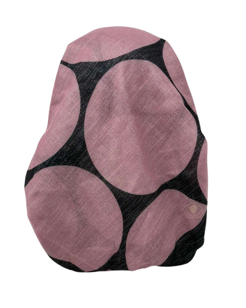 VT2815 Mauve Pulse Point Versatile Style Long Tails Open Back Pre-Tied Bandanna