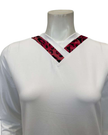 Chicolli White Leopard Lace Pull On Cotton Nightgown Myselflingerie.com