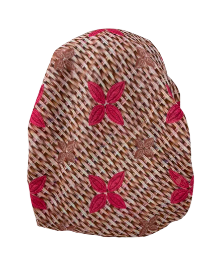 Ahead VT2806 Coral Loomlight Versatile Style Long Tails Open Back Pre-Tied Bandanna Myselflingerie.com