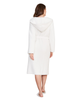 Barefoot Dreams BDUCC20869 Cream CozyChic Ribbed Hooded Robe Myselflingerie.com