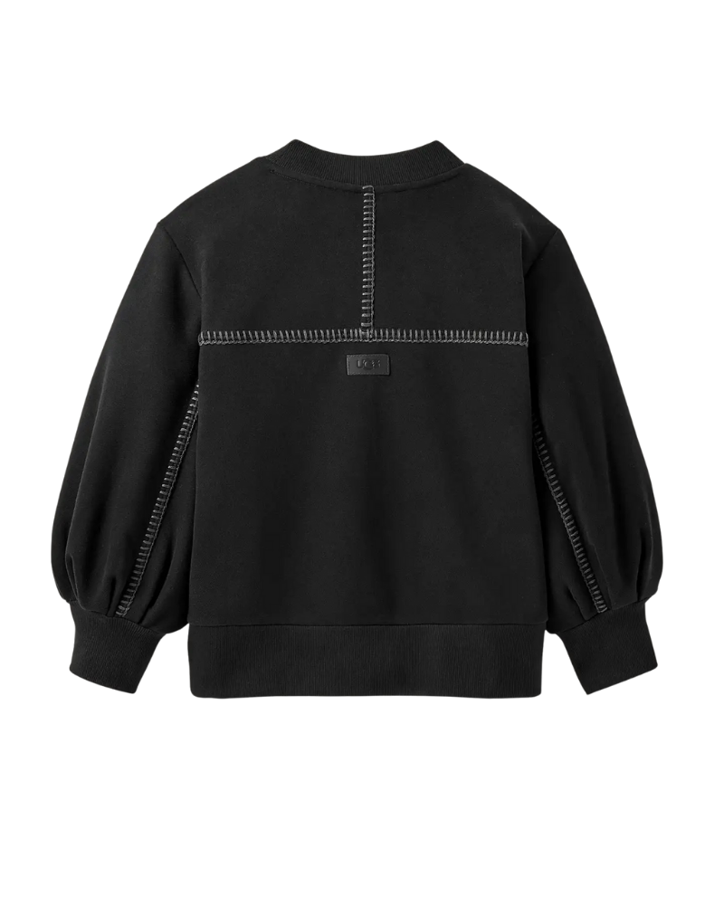 UGG 1175124 Black Classic Puff Sleeve Top Myselflingerie.com