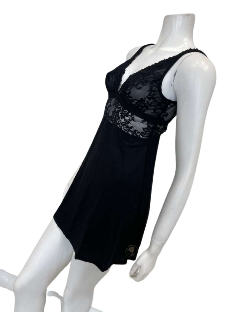 Cosabella CARME2710 Black Carmela Chemise Myselflingerie.com