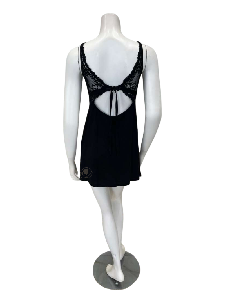 Cosabella CARME2710 Black Carmela Chemise Myselflingerie.com