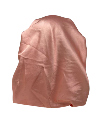 It's Younique OB-SOL-PEA Solid Peach Pre-Tied Open Back Bandanna with Velvet Grip Myselflingerie.com