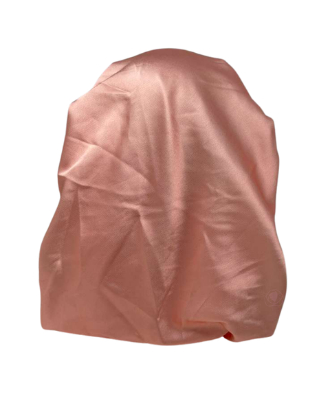It's Younique OB-SOL-PEA Solid Peach Pre-Tied Open Back Bandanna with Velvet Grip Myselflingerie.com