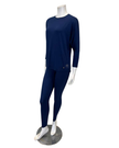 Oh! Zuza 3049-R Marine Blue Round Neck Modal Pajamas Set Myselflingerie.com