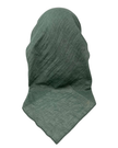 Lizi Headwear IB-TT-26630-OB Solid Muted Green Open Back Adjustable Pre-tied Bandanna with Velvet Grip Myselflingerie.com