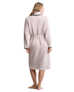 Barefoot Dreams BDUCC25947 Stone CozyChic Blanket Stitch Robe Myselflingerie.com